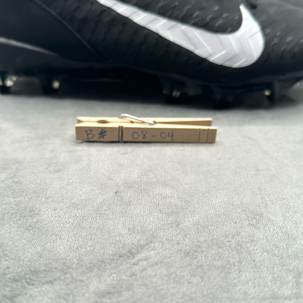 Nike Alpha Menace Pro 2 Shoes Low Football Cleats Men’s 12 Black White - Picture 11 of 11